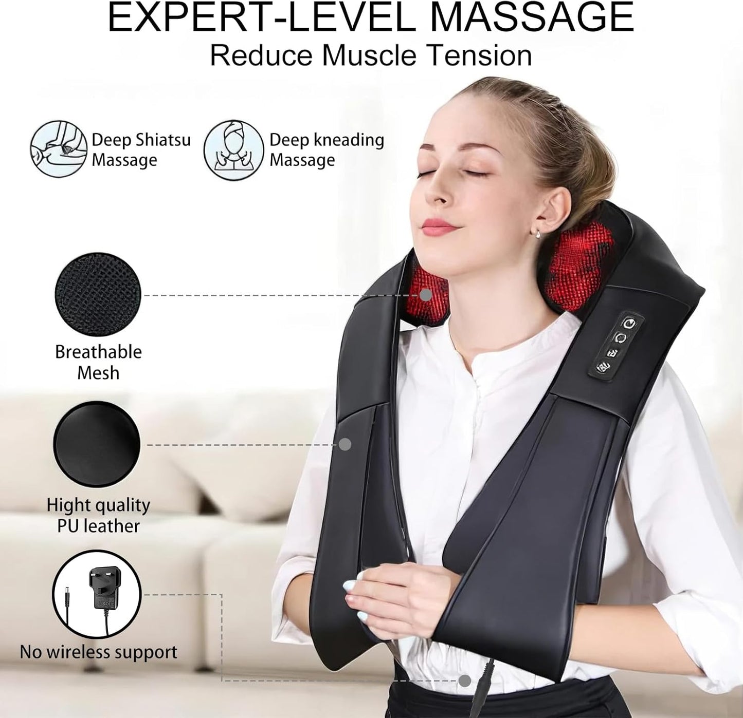 Neck and shoulder massager