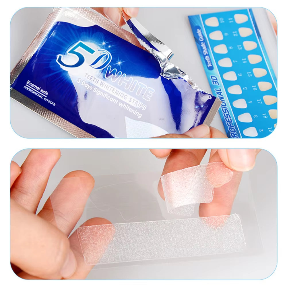 3D/5D/9D Whitening Teeth Whitening Strips Bristle Oral Hygiene Care Strip Dental Whitening Whitestrips Dentist Seks Whiten Gel