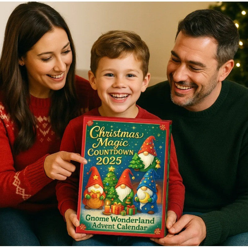 2D Gnome Wonderland Advent Calendar 2025 - Christmas Magic Gnome Advent Calendar