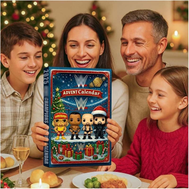 Wrestling Champion 2025 Advent Calendar 24 Days Countdown Calendar 24 Legends