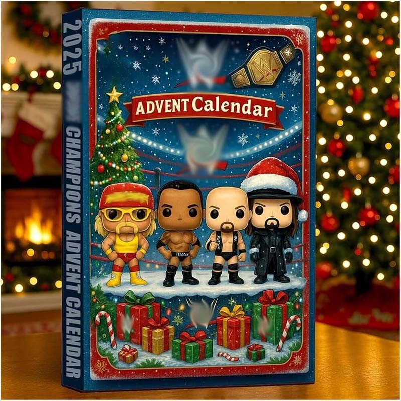 Wrestling Champion 2025 Advent Calendar 24 Days Countdown Calendar 24 Legends