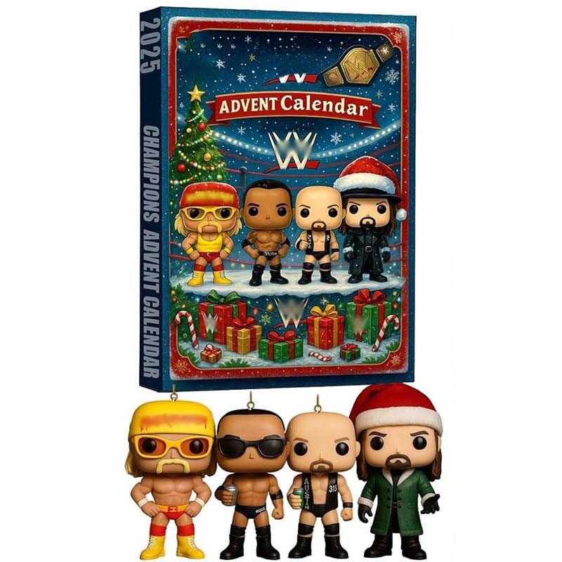 Wrestling Champion 2025 Advent Calendar 24 Days Countdown Calendar 24 Legends